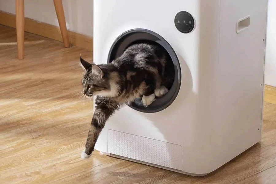 small automatic litter box